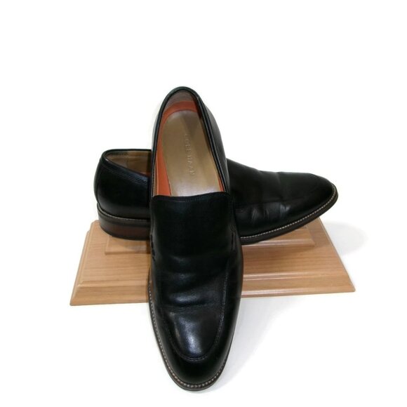 Cole Haan Mens Black Leather Slip On Loafers Shoes Size 11 M main image 4